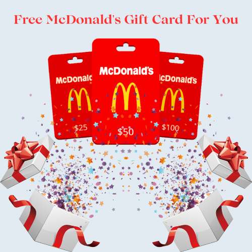 New McDonald’s Gift Card Code