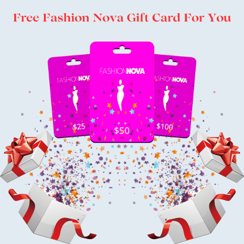 New Fashion Nova Gift Card Code